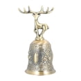 thumbnail image 1 of 1Pc Zinc Alloy Hand Bell Retro Call Bell Decoration Bell for Home Restaurant Bar, 1 of 7