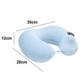 thumbnail image 2 of Almohada inflable para el cuello del viaje, la mejor almohada del viaje del sueño de la ayuda del cuello para el viaje en avión, 2 of 5