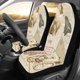 thumbnail image 2 of ABPHQTO Juego de 2 fundas de asiento de coche Vintage mariposa y flores Universal Auto asientos delanteros Protector apto para coche, SUV sedán, camión, 2 of 3