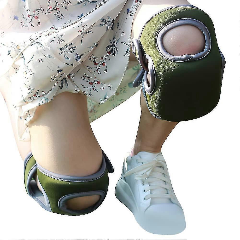 Cushioned Gardening Knee Pads With Adjustable Straps Soft Comfortable Kneeling Cushions Flooring Kneepads For Yard Work, Landscaping, Cleaning, Roofin