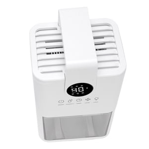 Petit déshumidificateur, efficace 6H 12H 24H Déshumidificateur à domicile 1L Réservoir d'eau pour le placard US Branche,EU Connecteur