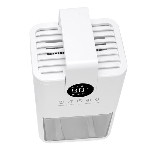 Small Dehumidifier, Compact 1L Water Tank Home Dehumidifier Colorful Night Light for Bathroom US Plug,EU Plug