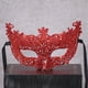 thumbnail image 5 of Glitter Masquerade Disfraces Accesorio Fancy Dress Cosplay Mujeres Rojo Zulema Cubierta de la mascarada, 5 of 7