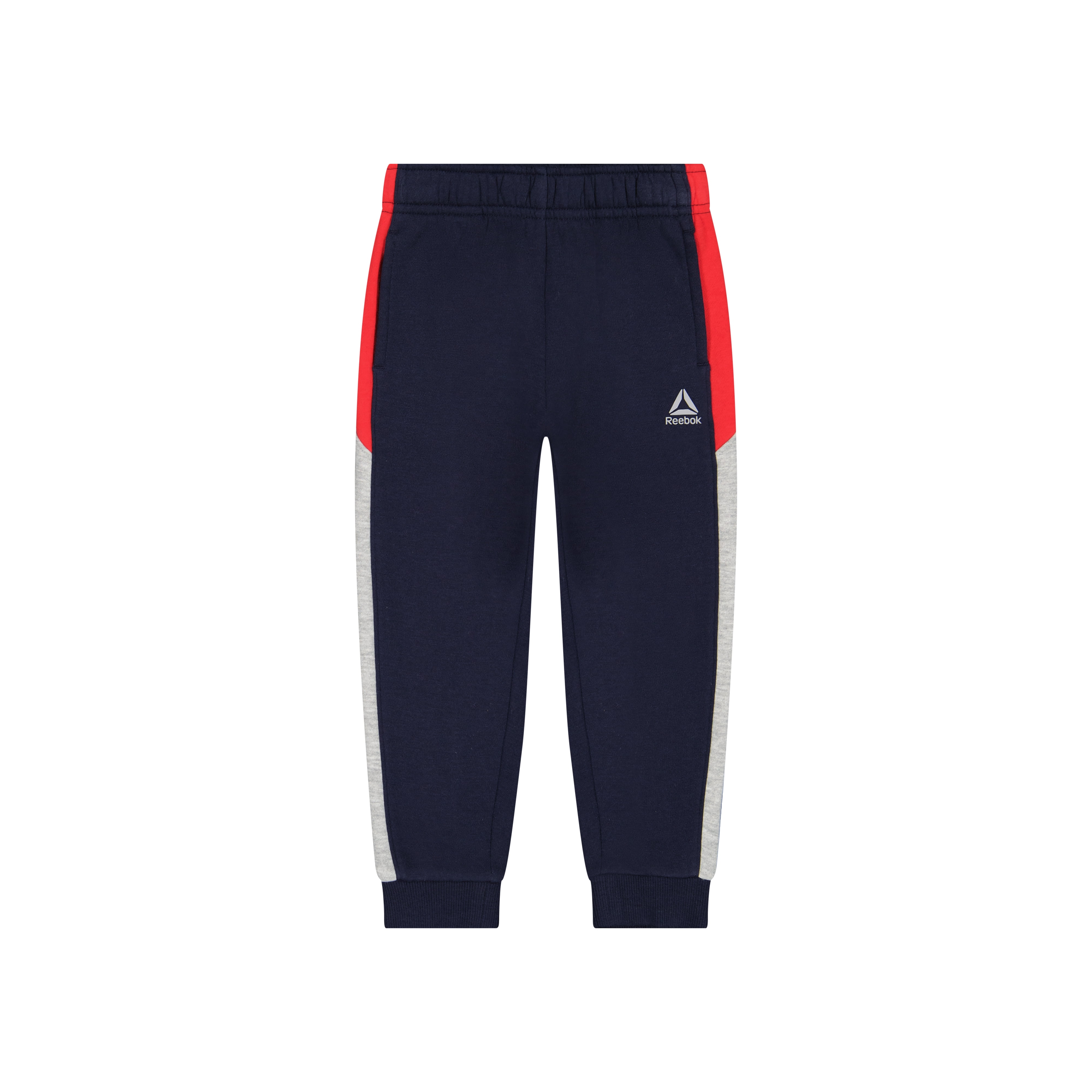 Reebok Toddler Play Hard Crew and Jogger Colorblock Set, 2-Piece, Sizes 12M-5T