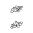 thumbnail image 3 of maskred Roulements à Billes en Acier Inoxydable 10piece pour WLtoys 1/18 RC A949 Roulements à Billes Durables en Acier Inoxydable pour WLtoys 1/18 RC 7 * 11 * 3mm 2Set, 3 of 6