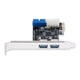 thumbnail image 5 of Cateissary Tarjeta de expansión PCI-E a USB 3,0, adaptador de concentrador de controlador de 5 Gbps, accesorios de placa base de repuesto para Cables de computadora, 5 of 6