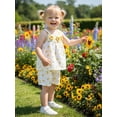 thumbnail image 6 of AceBaby Kids Toddler Girls Shorts Set, 6M-4T Floral Camisole with Shorts Summer 2Pcs Outfit for Casual Daily, 6 of 9