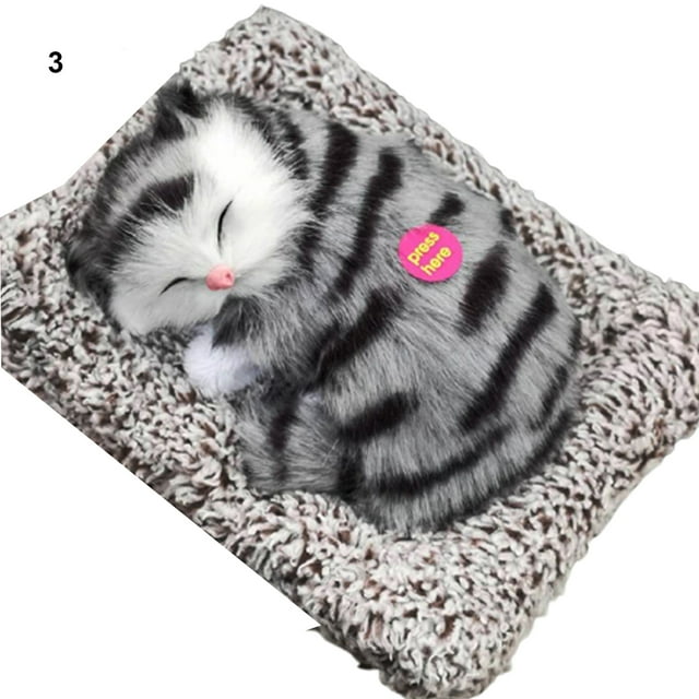 Flmtop Display Mold Sleeping Cat Design Purifying Air Plastic Cartoon Simulation Animal Model for Car