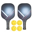 thumbnail image 2 of 1Set Ensemble de Raquettes de Pickleball Portable Kit de Raquettes Légères avec Sac de Couverture de Raquette, 2 of 9