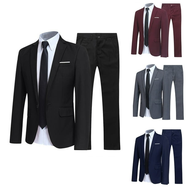 Mens suit set deals