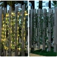 thumbnail image 5 of 6.56 Ft Vines with Fairy Lights Battery Operated, 20 LEDs Artificial Watermelon Leaf Garland Fairy Light, Hanging Ivy Lights for Bedroom Garden Party Wall Room Decor (Warm White）, 5 of 8