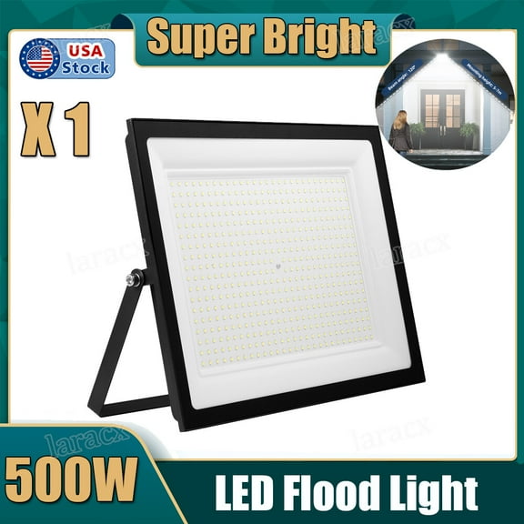 500W Led Flood Light 50000lm Stadium Flood Lights Outdoor Daylight 7000K New