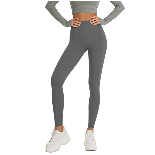 Pantalones de Yoga Sueltos para Mujeres de Cintura Alta Pantalones de Color Sólido de Longitud Completa Material Elástico Suave para Gimnasio de Baile de Yoga
