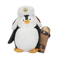 thumbnail image 2 of Estatua de pingüino con monopatín, figura de Animal de resina, colección de las mejores artesanías, decoración de mesa para estantería y gabinete, 2 of 9