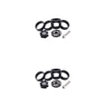 thumbnail image 1 of Soidarity CANSUCC 8 piezas/juego de bicicletas de montaña, espaciador de auriculares, resistente, antioxidante, reemplazo de lavadora de ciclos Negro 2piezas, 1 of 6