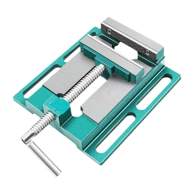 Tornillo de banco para taladro de banco, mesa de trabajo de alta resistencia, tornillo de banco portátil con mordazas paralelas para 185 x 165 x 5 cm