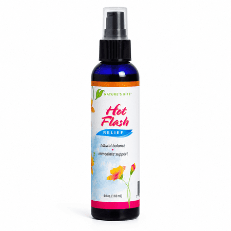 Nature’s Rite Hot Flash Cooling Spray, 4 oz, Natural Herbal Mist for Women’s Comfort, Refreshing Support