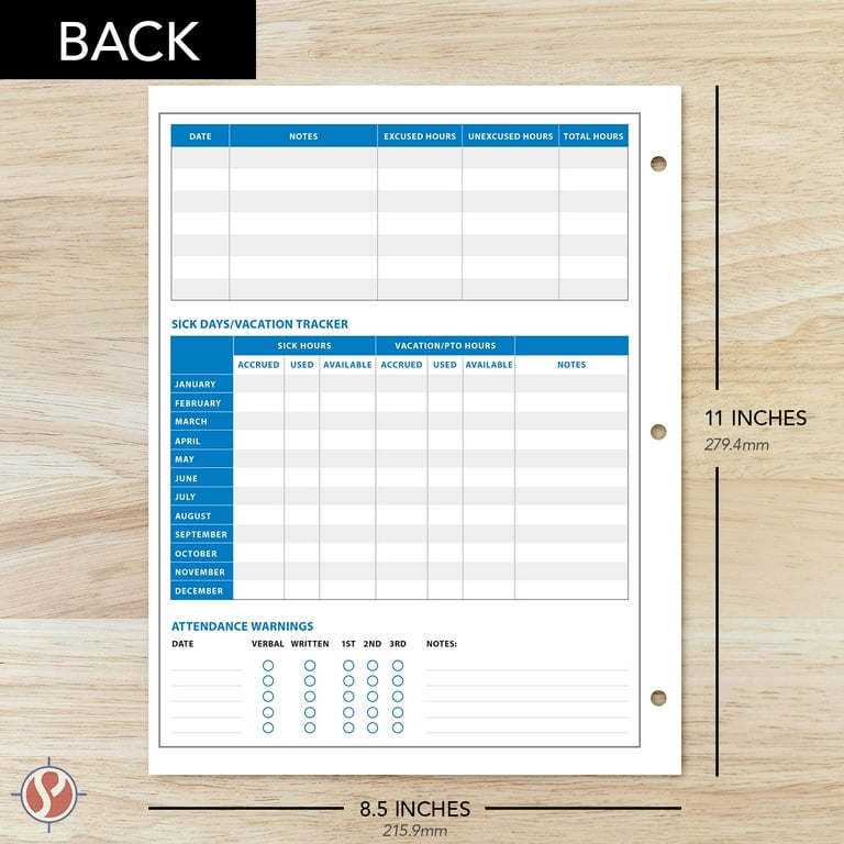 2025 Attendance Calendar Card Stock Paper, Employee Work Tracker, 80lb Durable, 8.5X11, 25 Sheets/Pack - Walmart.com 2025-attendance-calendar-card-stock-paper-employee-work-tracker-80lb-durable-8-5x11-25-sheets-pack-walmart-com