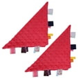 thumbnail image 4 of Toalla calmante para bebés, 2 piezas Manta de seguridad para bebés Manta de seguridad para bebés Toalla de felpa reconfortante Instalación sin esfuerzo, 4 of 8