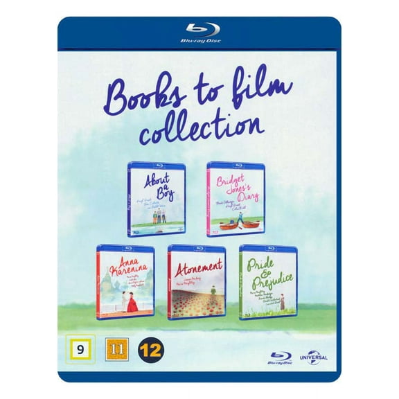 Books to Film 5-Disc Collection ( About a Boy / Bridget Jones's Diary / Anna Karenina / Atonement / Pride & Prejudice ) [ Blu-Ray, Reg.A/B/C Import - Denmark ]