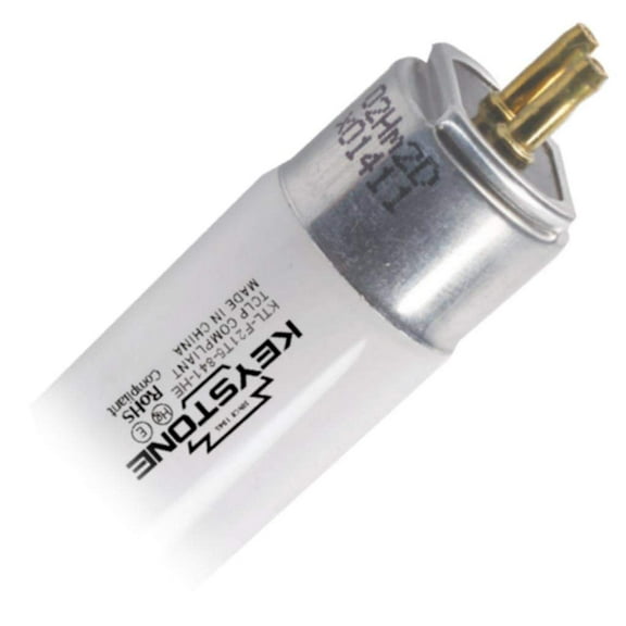 Keystone 00660 - KTL-F21T5-841-HE Straight T5 Fluorescent Tube Light Bulb