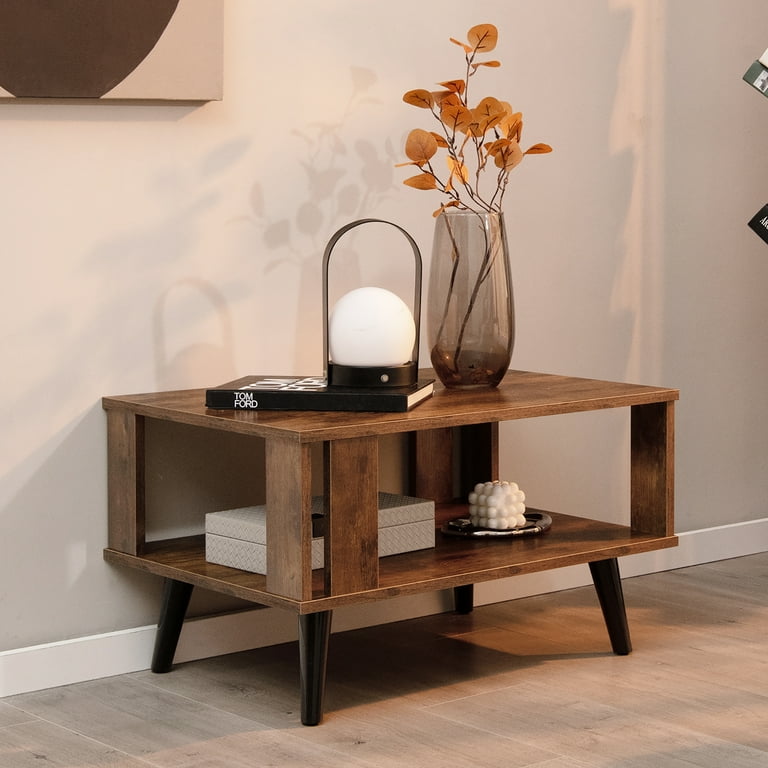 Free Shipping! Costway Coffee Table Retro Mid-Century Coffee Free Shipping! Costway Coffee Table Retro Mid-Century Coffee