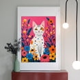 thumbnail image 2 of Diamond Art Kit for Adults, Colorful Cat In Floral Garden Diamond Painting for Adults Beginners, DIY Diamond Art Painting Kits, 5D Diamond Painting Crafts for Home Decor 12x16 Frameless, 2 of 7
