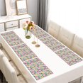 thumbnail image 2 of Pioneer Flower Floral Print Pattern Summer Placemats Table Placemats Set Of 6-Linen Kitchen Washable Placemats Table Mats 12x18 Inch Non-Slip Heat Resistant, 2 of 5