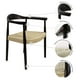 thumbnail image 3 of Mundo In Silla Moderna Nórdico Guiza Madera Ergonómica Oficina Comedor Mundo In  SILL0903559NOGAL, 3 of 7