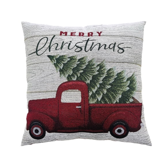 Briarwood Lane Indoor Pillow 18x18 Merry Christmas Pickup For Christmas Pillow