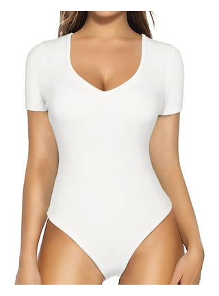 Women's White Bodysuits