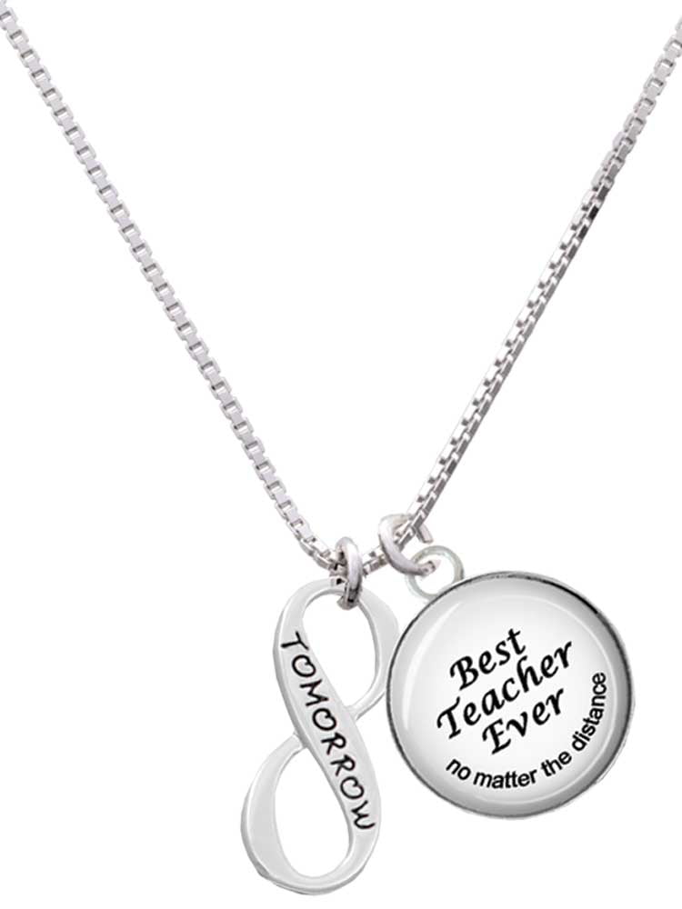 EVER FAITH 925 Sterling Silver CZ You and Me Letter Figure 8 Infinity Pendant Necklace EVER FAITH 925 Sterling Silver CZ You and Me Letter Figure 8 Infinity Pendant Necklace