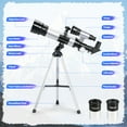 thumbnail image 7 of Freecat Telescope for Kids Beginners Ages 8-12 Years, 50/360mm Portable Astronomy Optics Telescope(60X) with Tripod, STEM Toys Birthday Gift., 7 of 7