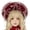 Claret, variant on Aellinatey Stylish Polyester Bonnet Hat For Women And Children Adjustable Design