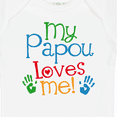 thumbnail image 4 of Inktastic My Papou Loves Me Boys or Girls Baby Bodysuit, 4 of 5
