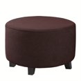 thumbnail image 1 of CNKOO 1pc Contemporary Round Ottoman Footstool Cover  Stretchable Polyester and Spandex Blend  Machine Washable  Non-Slip Grip  Elastic Band Closure  180-200gsm Weight - Small Size ZZZ, 1 of 7