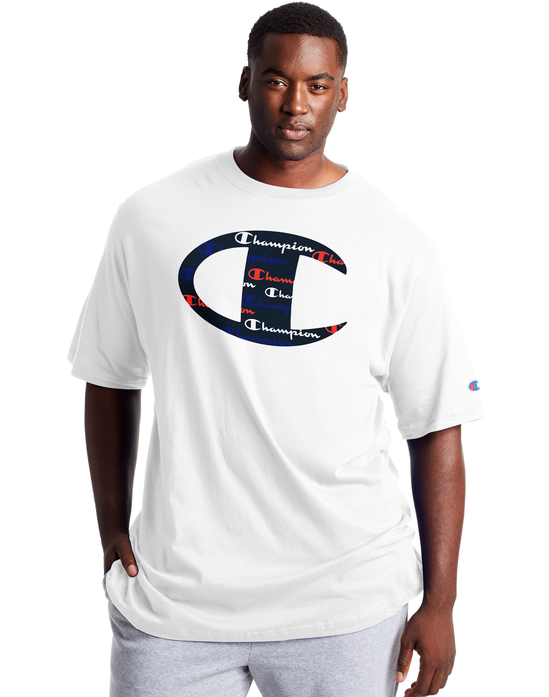Champion Men's Classic T-Shirt Big C Logo 