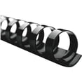 thumbnail image 2 of GBC 4000020 1/4 in. Diameter 25 Sheet Capacity CombBind Standard Spines - Black (100/Box), 2 of 5