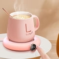 thumbnail image 2 of Chauffe tasse lectrique, Chauffe tasses caf avec arrt automatique, avec 3 niveaux de temprature, USB Tasse chauffante pour pour caf, lait, th, boisso, 2 of 5