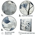 thumbnail image 3 of Designart "Iron Ivy Leaves In Monochrome I" Leaves Canvas Art Print, 3 of 7