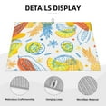 thumbnail image 4 of Microfiber Drying Mat, Cartoon Pineapple Papaya Dish Drying Mat for Kitchen Counter, 18 x 24 inches, 4 of 9