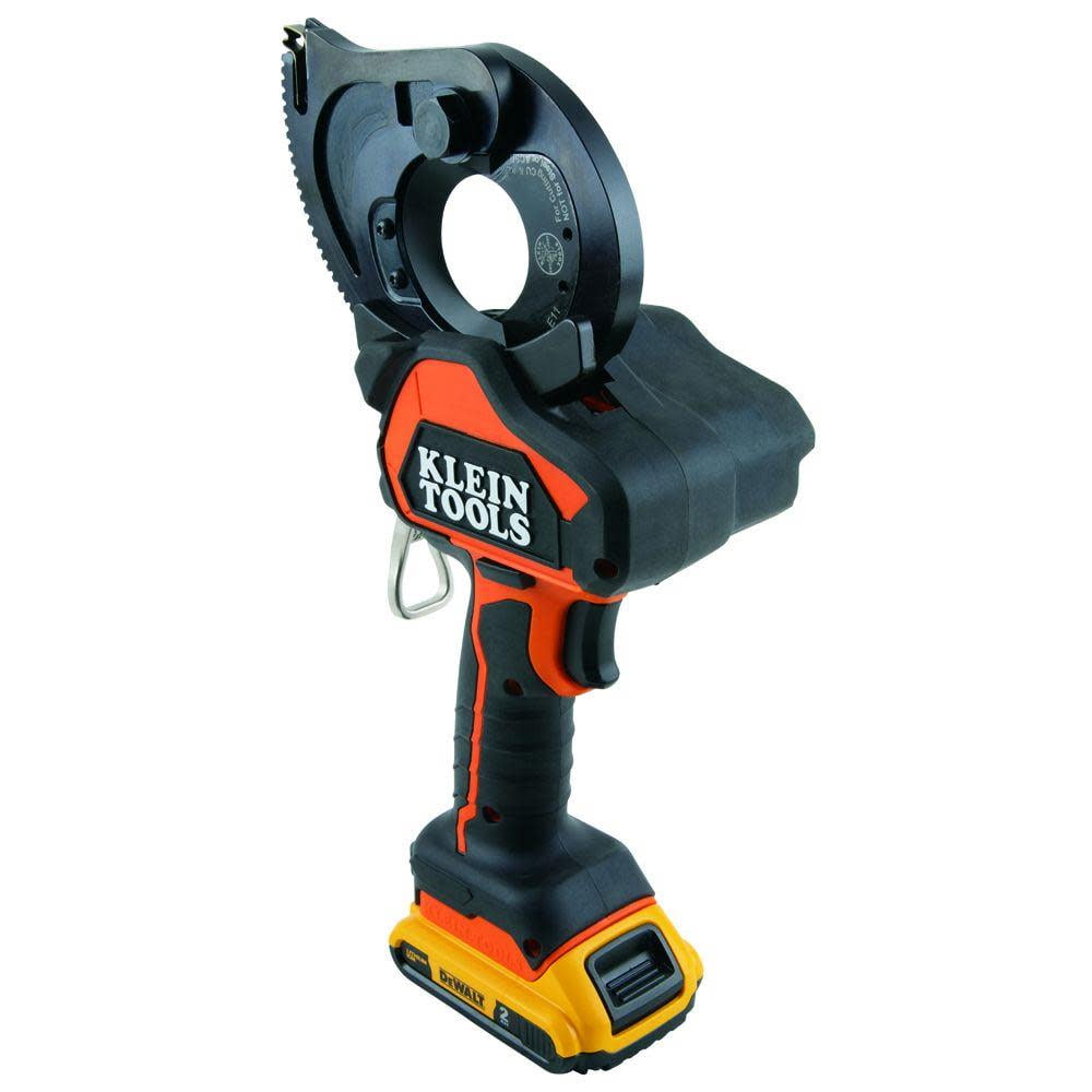 Klein Tools Battery-Operated Cu/al Closed-Jaw Cable Cutter 2 Ah