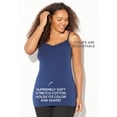 thumbnail image 2 of Catherines Women's Plus Size Suprema Cami With Lace, 2 of 6