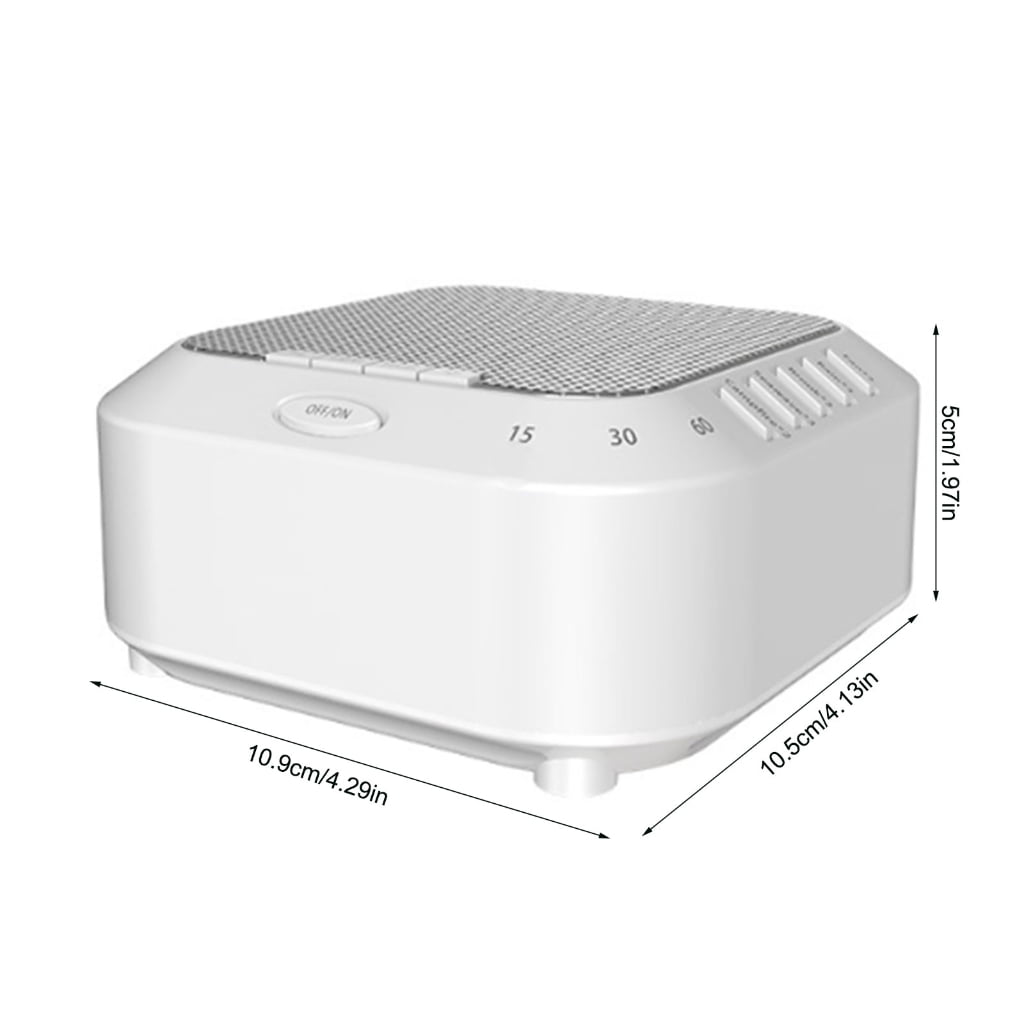 Zeiwohndc Portable White Noise Lamp Sleep Therapy Device Adjustable Timer Rechargeable