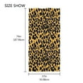 thumbnail image 4 of Ryvnso Leopard Print Oversized Beach Towel Microfiber Bath Blankets Swimming Fitness 37" x 74", 4 of 5