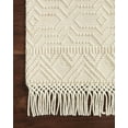 thumbnail image 5 of Loloi II Noelle Ivory / Ivory Geometric Area Rug 8'-0" x 10'-0", 5 of 5