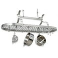 thumbnail image 3 of Premier Scrolled Armed Pot Rack (Hammered Steel), 3 of 3
