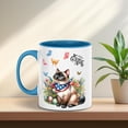thumbnail image 3 of Siamese Celebrates Spring and Enjoys a Happy Easter 11oz Accent Two-tone Mug Cat Lover Kitten Owner Gifts Coffee Tea Cup - 02001, 3 of 5