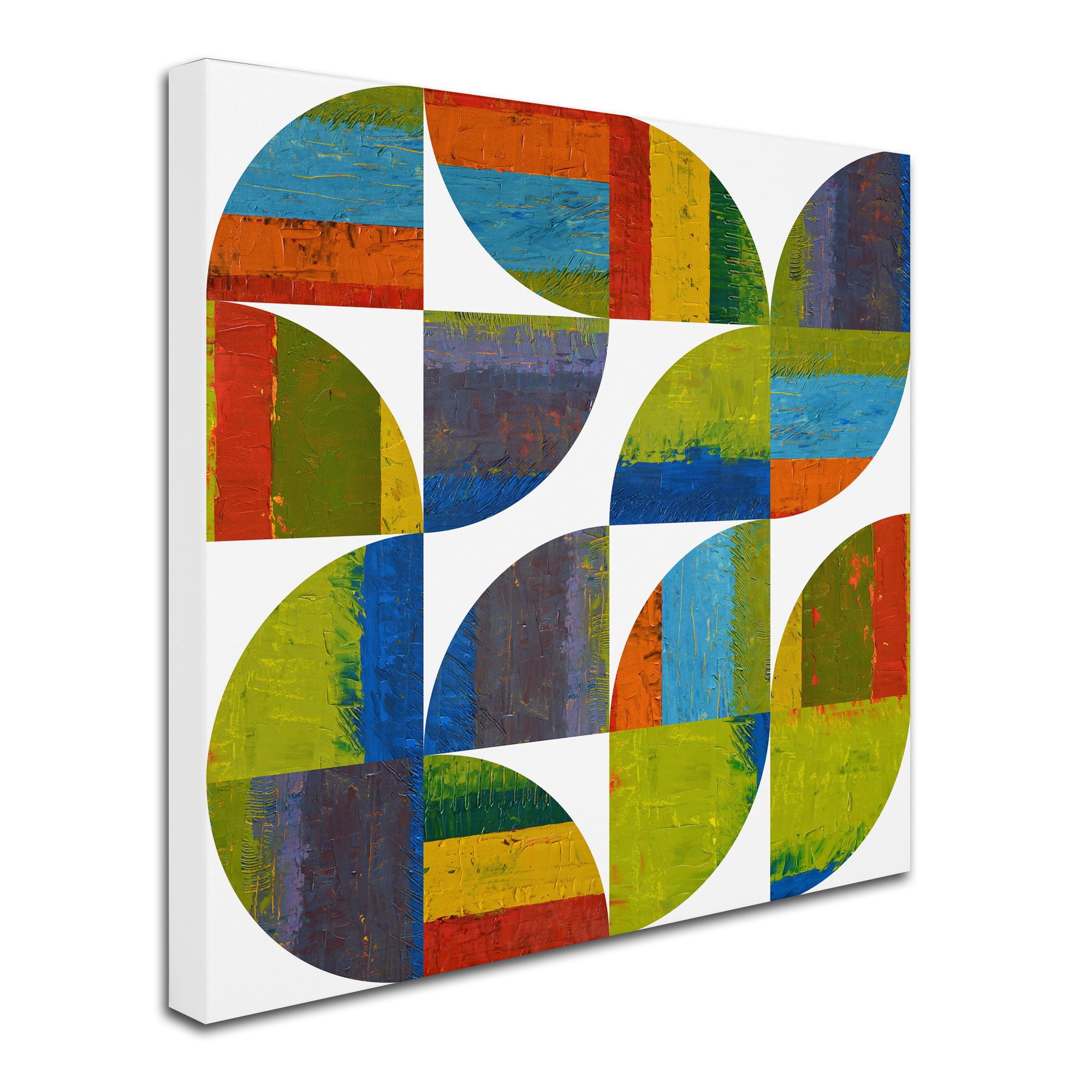 Trademark Fine Art "Quarter Rounds 6.0" Canvas Art by Michelle Calkins