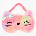 thumbnail image 2 of Claire's Fuzzy Rainbow Kitty Beauty Sleep Eye Mask, 2 of 2